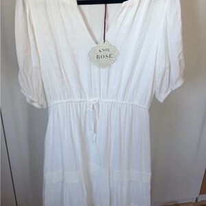 Knox Rose Cream Midi Dress